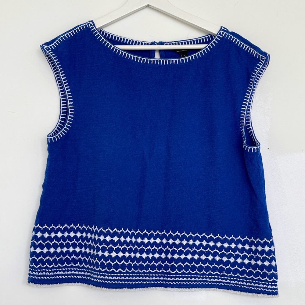 🌸2 for $20 Royal blue Banana Republic Top